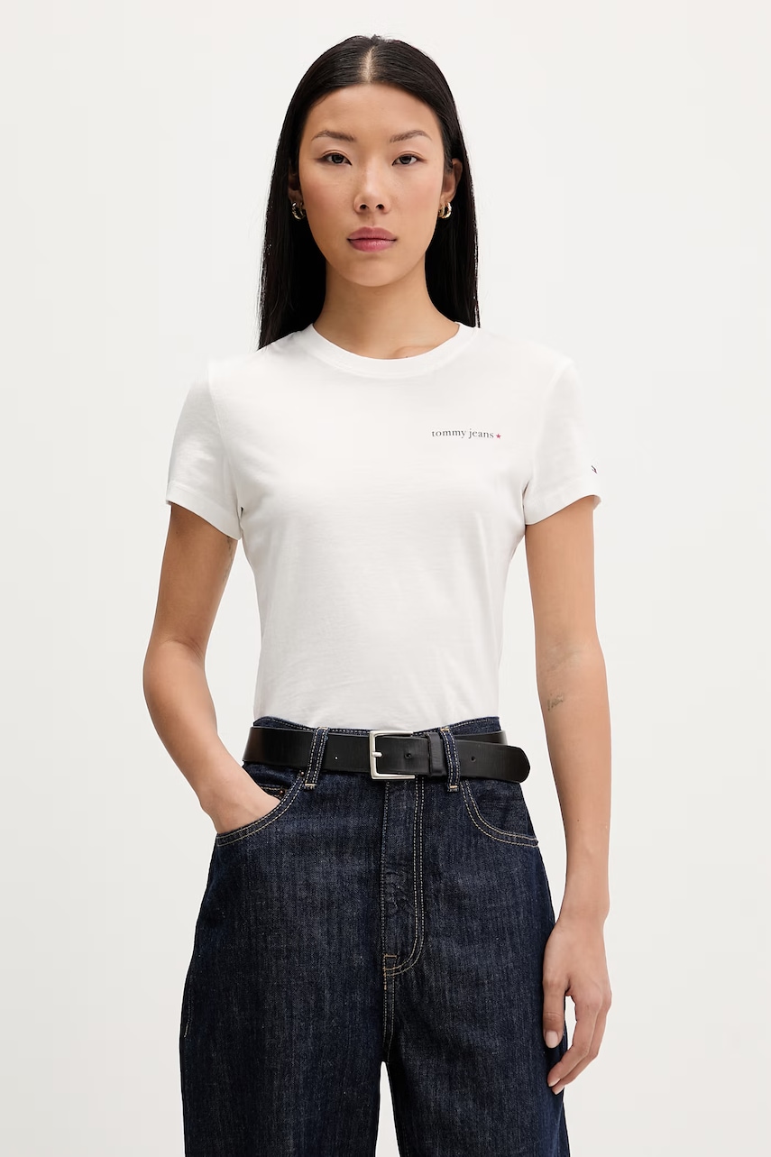 Levně Tommy Jeans tričko dámské bavlněné
