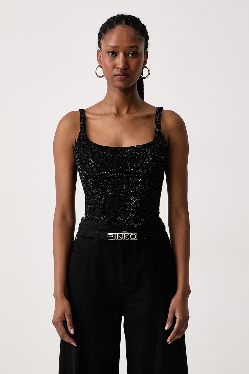 Guess crop top γυναικείο βαμβακερό GALA