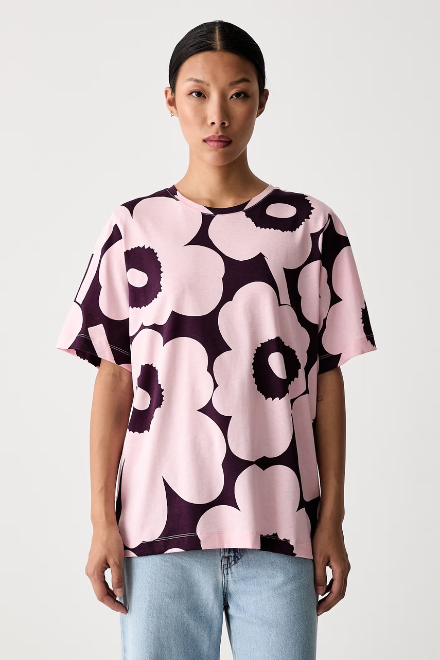 Marimekko tricou pentru femei din bumbac