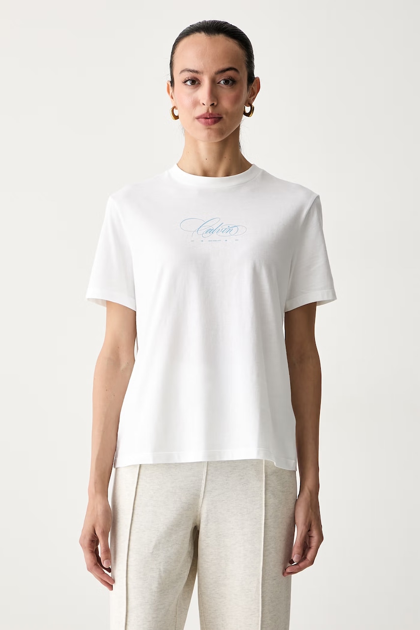Calvin Klein Jeans t-shirt γυναικείο βαμβακερό