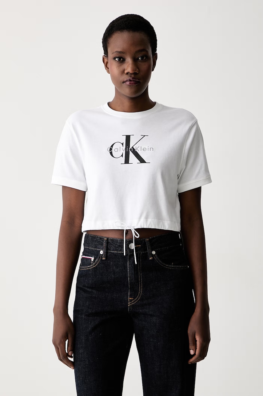 Calvin Klein Jeans t-shirt γυναικείο βαμβακερό