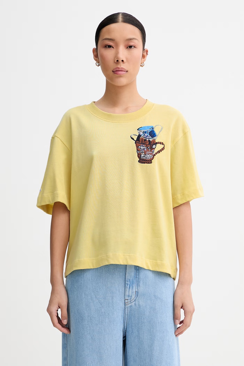 MUNTHE t-shirt γυναικείο βαμβακερό NURI