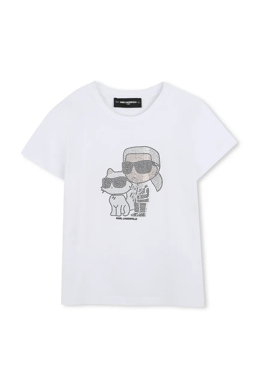 Karl Lagerfeld tricou pentru copii cu bumbac