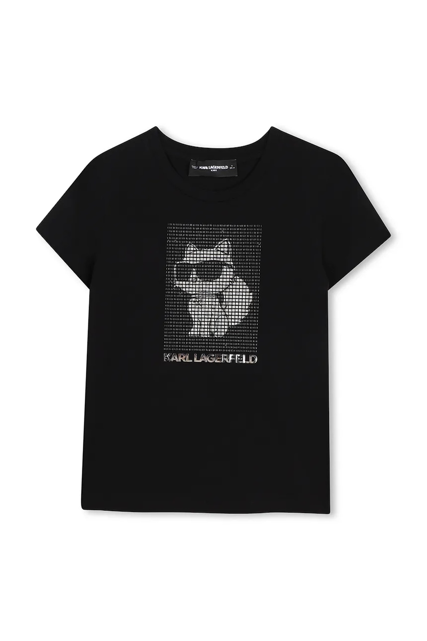 Karl Lagerfeld majica za djecu s pamukom