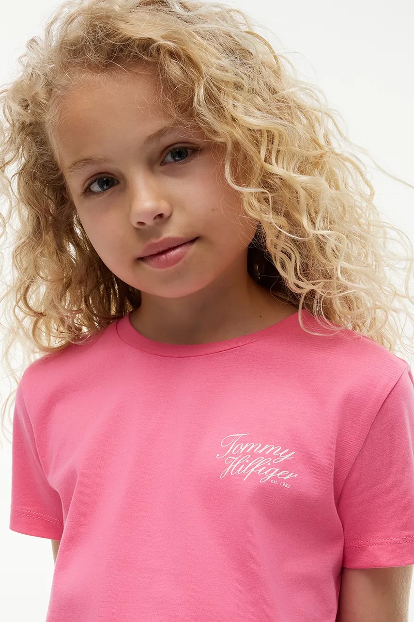 Tommy Hilfiger  basic tričko dětské bavlněné (obrázek 5)