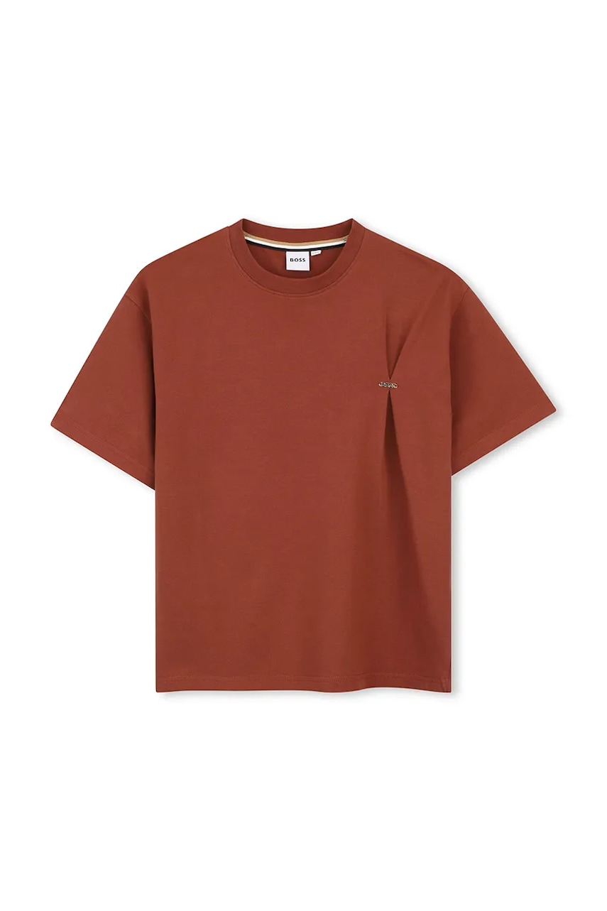 BOSS  tricou pentru copii din bumbac cu elastan