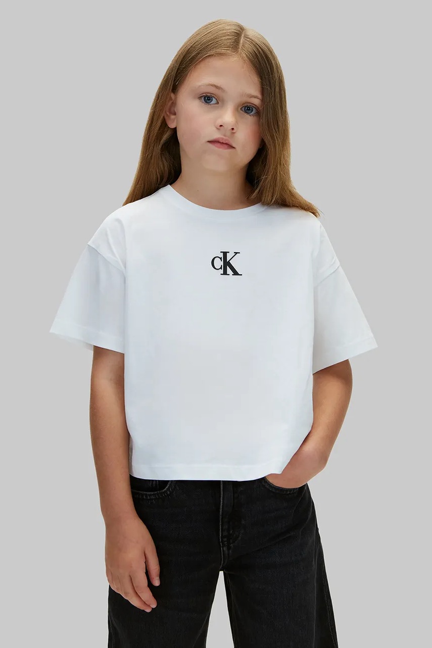 Calvin Klein Jeans basic majica kratkih rukava za djecu od pamuka