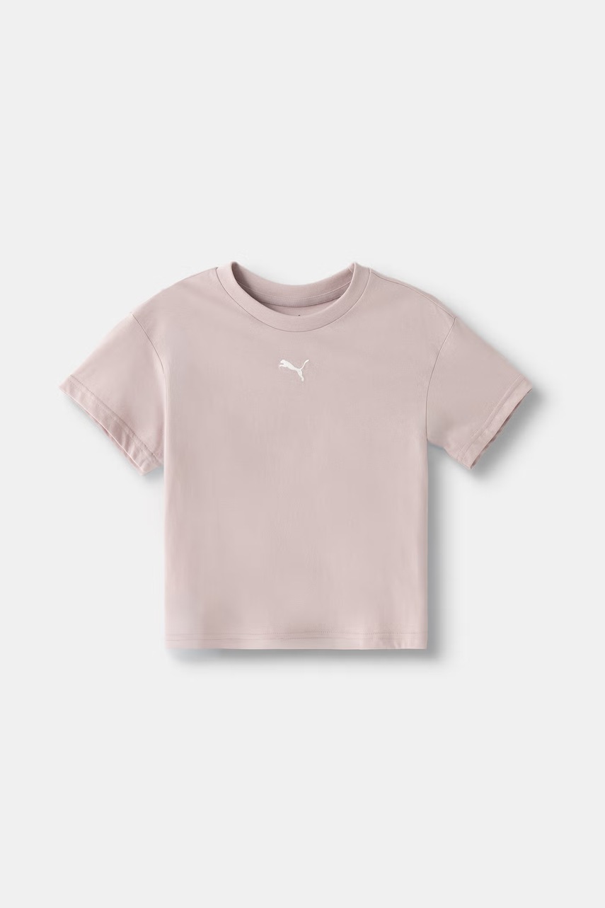 Puma tričko detské bavlnené ESS Centered Cat Logo Boxy Tee