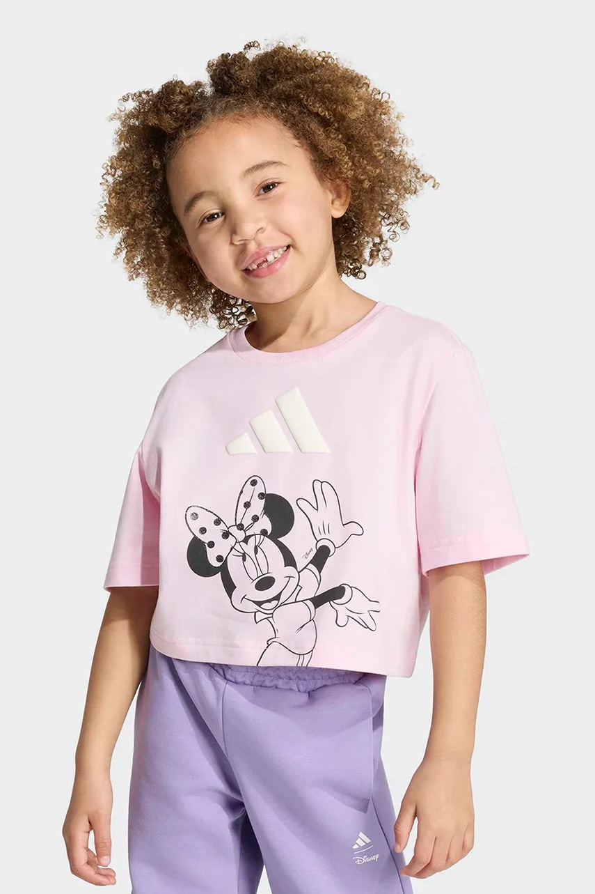 adidas tričko detské bavlnené s elastanom DISNEY MINNIE MOUSE