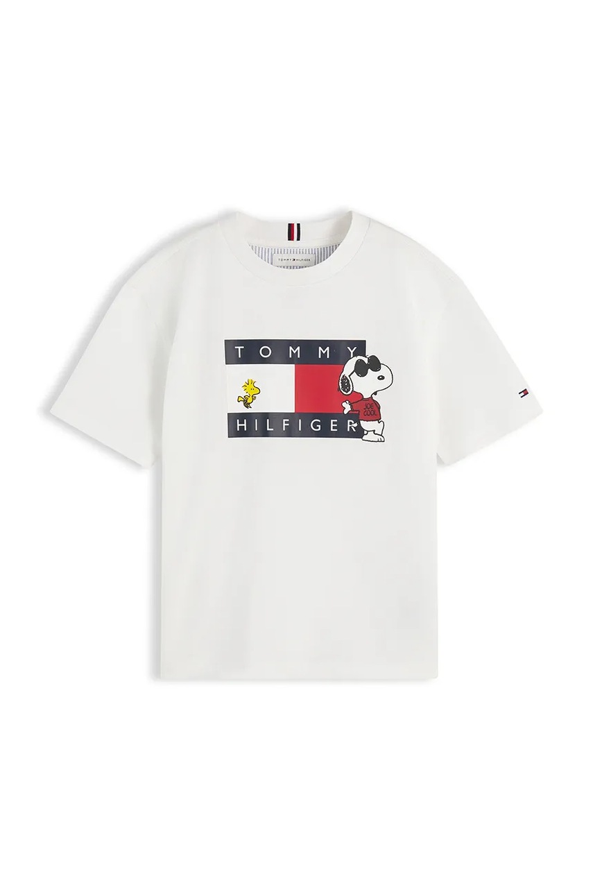 Tommy Hilfiger  тениска за деца от памук x Peanuts