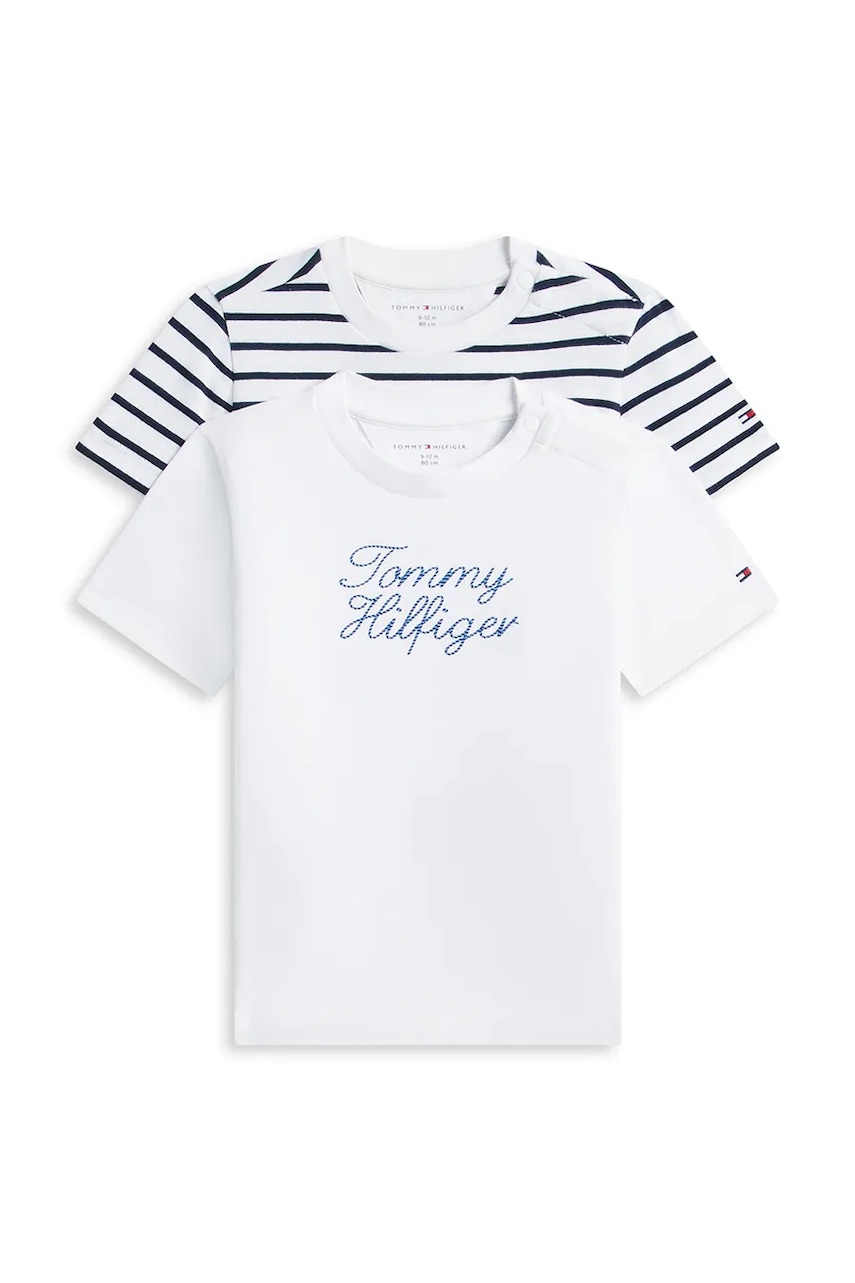 Tommy Hilfiger majica za bebe s pamukom 2-pack