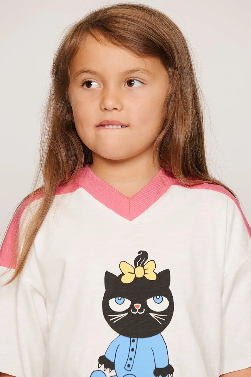 Mini Rodini tričko dětské bavlněné Cat (obrázek 5)