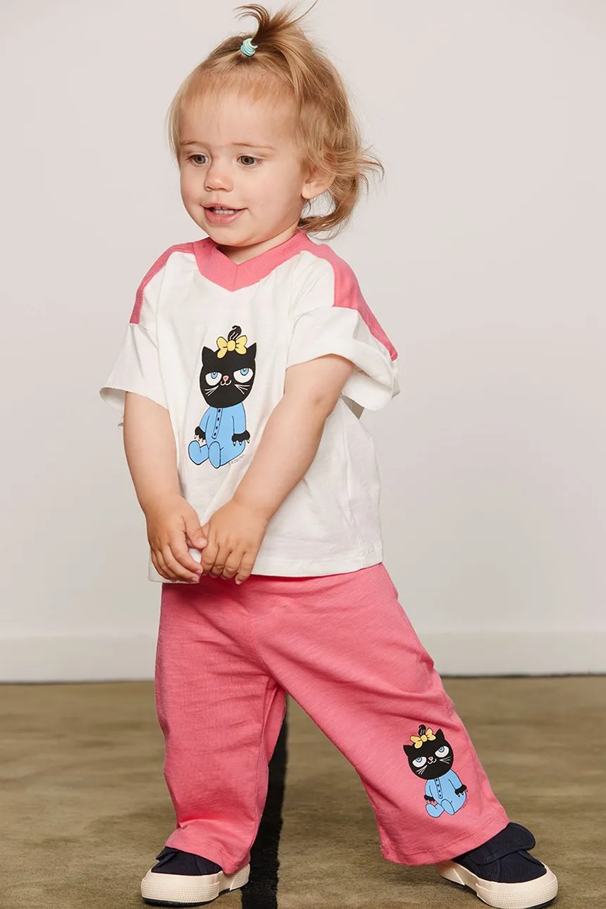 Mini Rodini tričko dětské bavlněné Cat (obrázek 7)