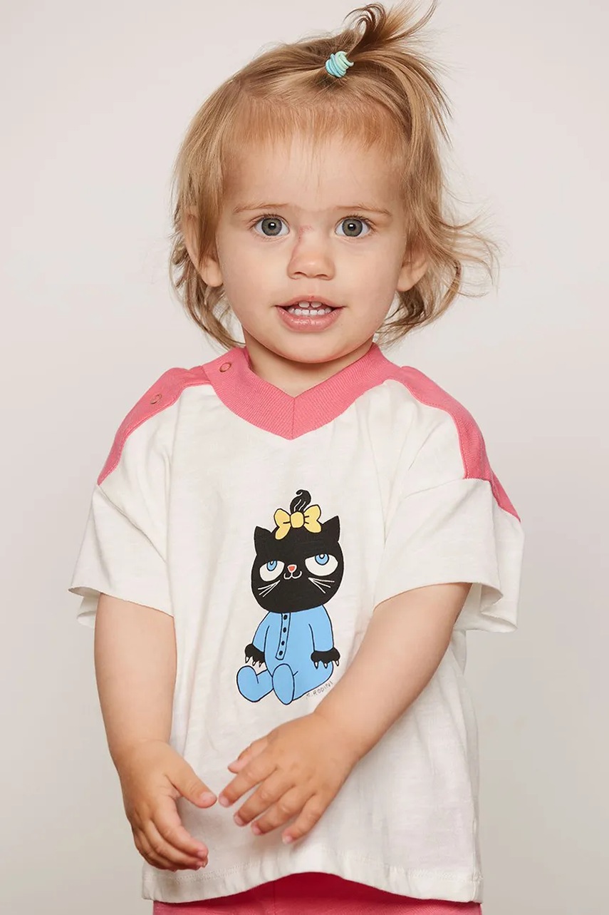 Mini Rodini tričko dětské bavlněné Cat (obrázek 8)