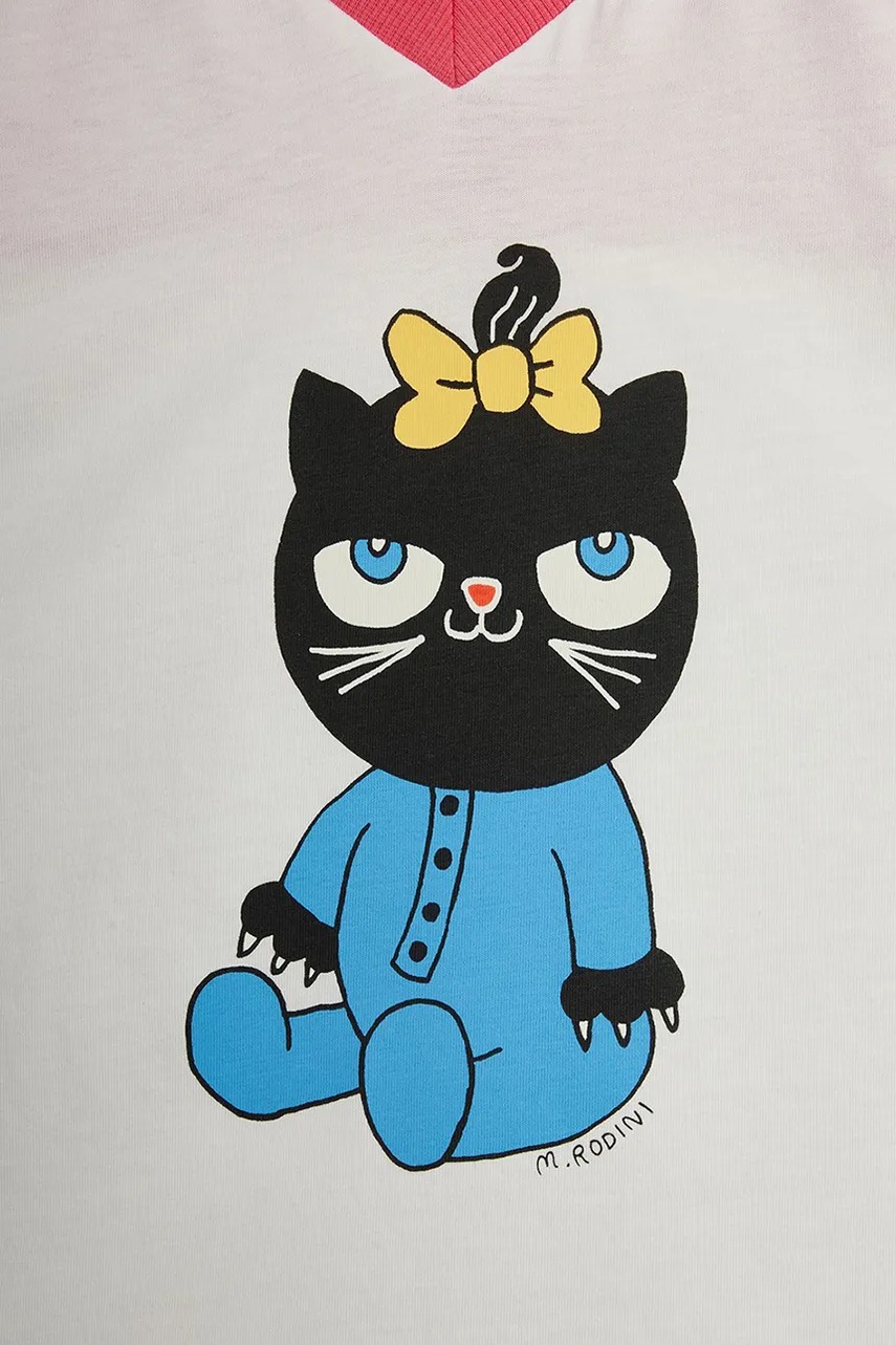 Mini Rodini tričko dětské bavlněné Cat (obrázek 4)