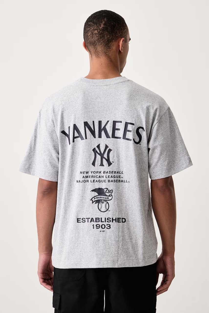 47 brand majica za muškarce s pamukom MLB New York Yankees