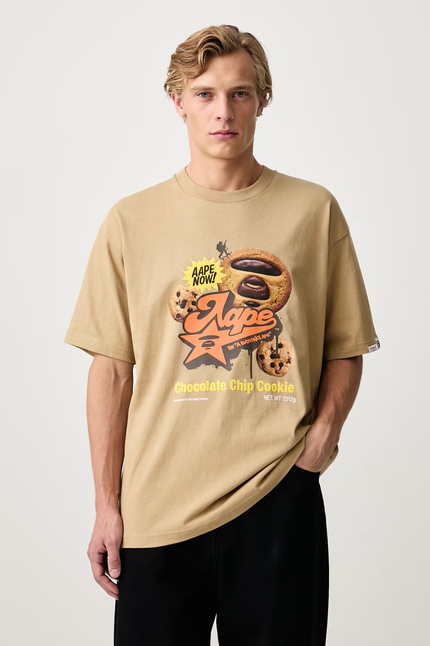 AAPE  T-shirt bawełniany męski