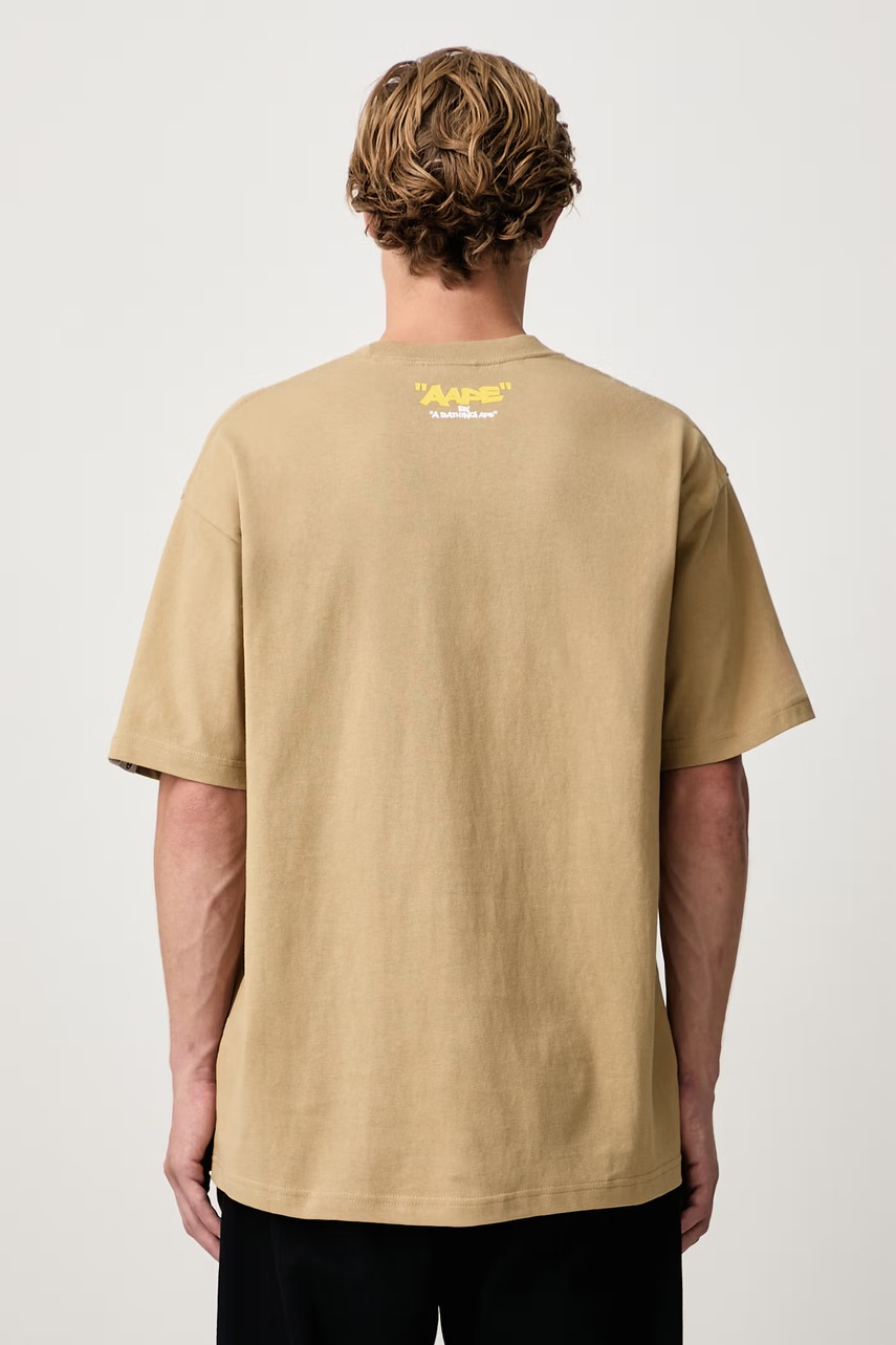 AAPE  T-shirt bawełniany męski (zdjęcie 3)