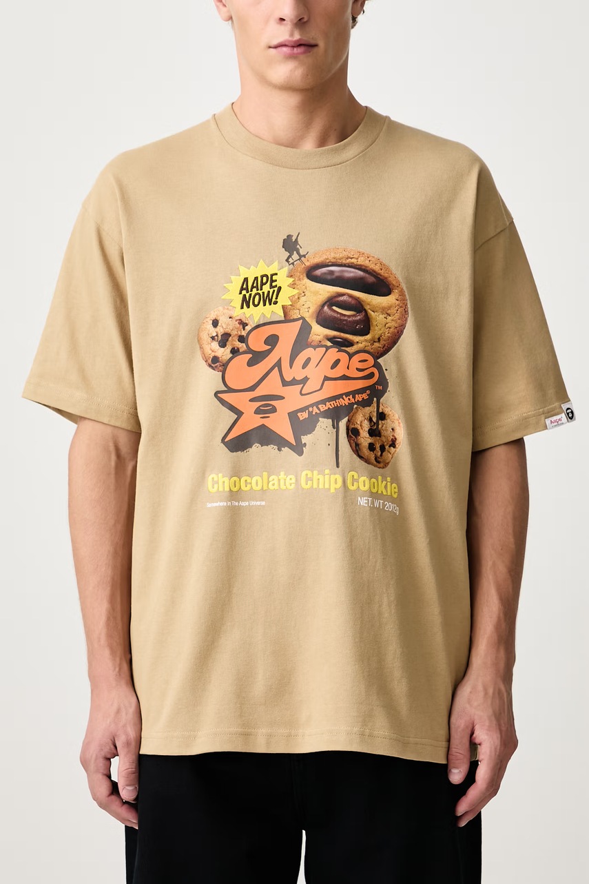 AAPE  T-shirt bawełniany męski (zdjęcie 5)