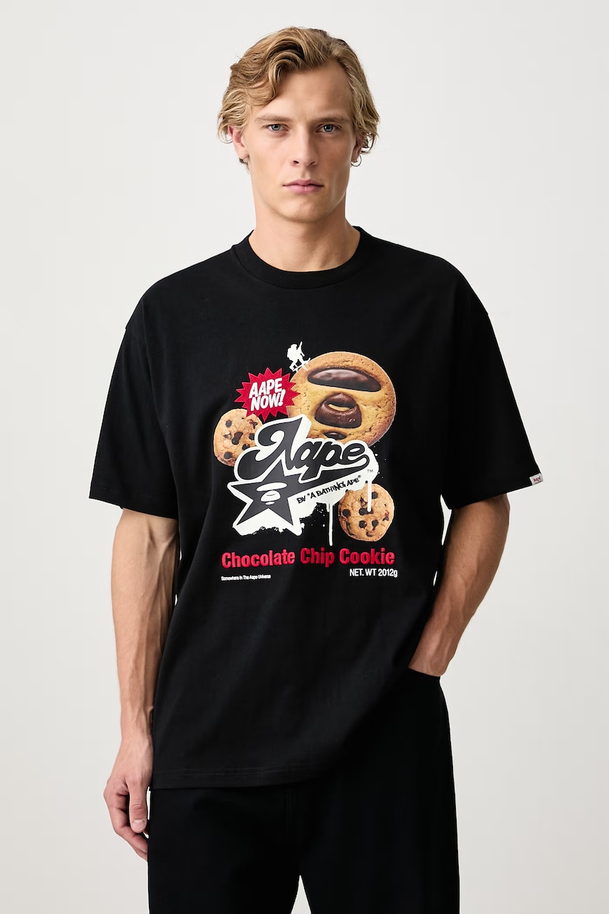AAPE  T-shirt bawełniany męski