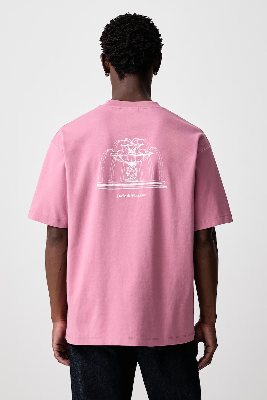 Drôle de Monsieur  tricou pentru bărbați din bumbac Fountain