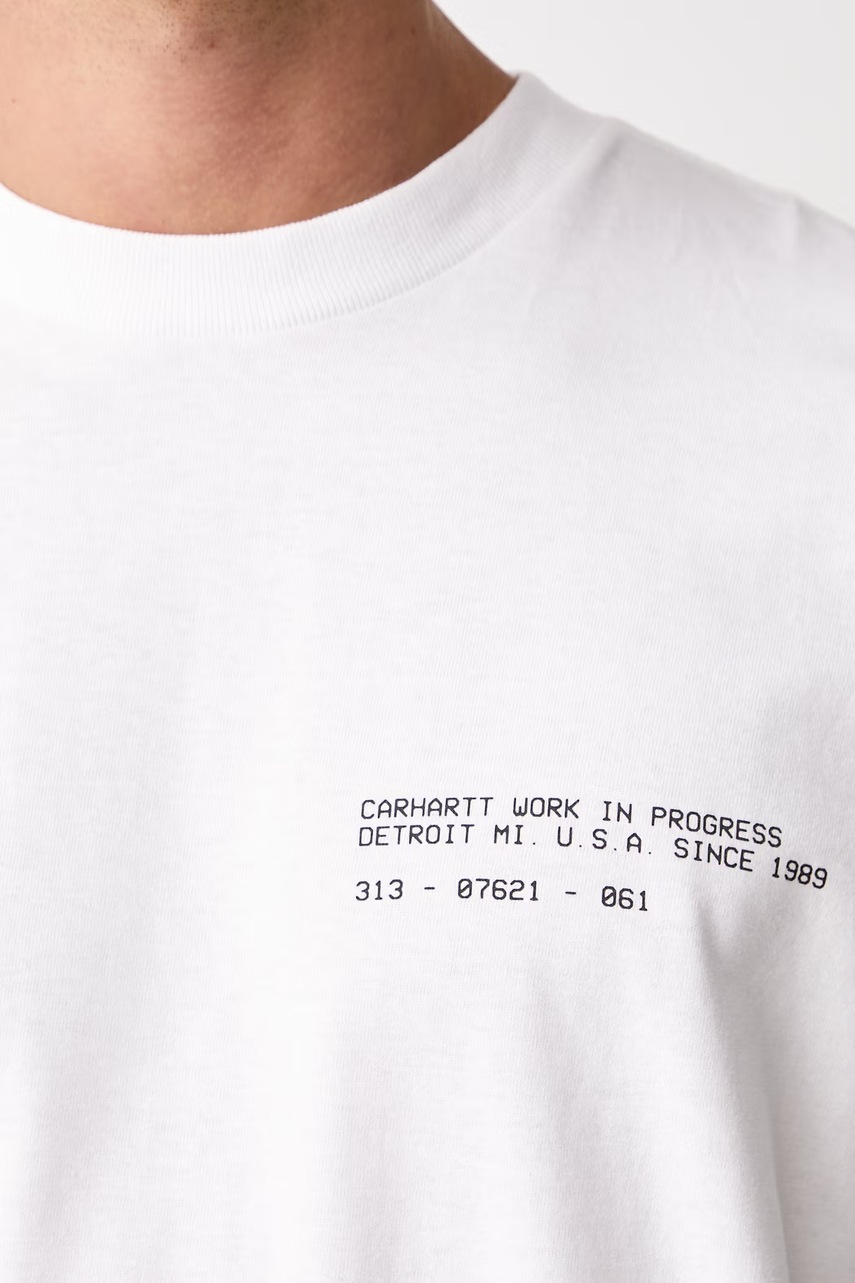 Carhartt WIP  Feather Progress T-Shirt bawełniany męski (zdjęcie 6)