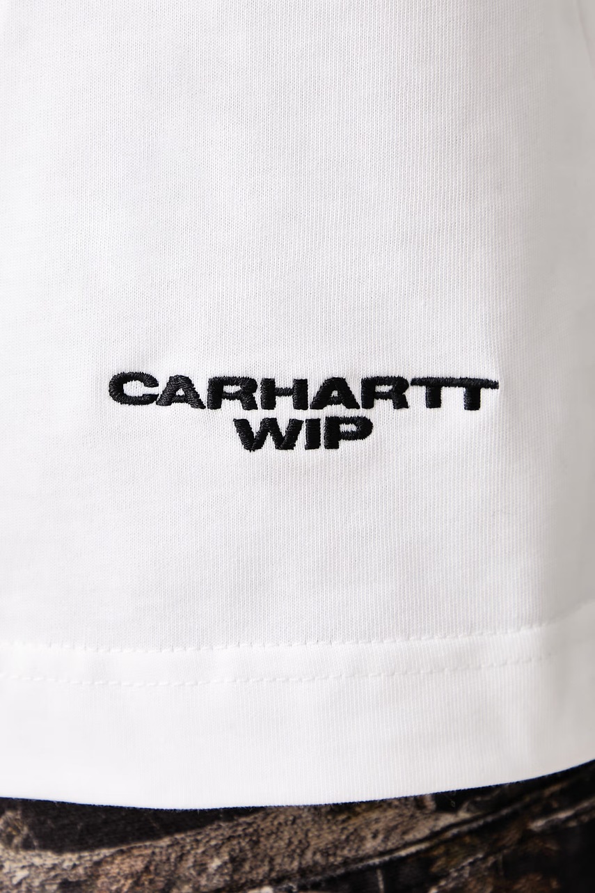 Carhartt WIP  Chapter Script T-Shirt bawełniany męski (zdjęcie 5)