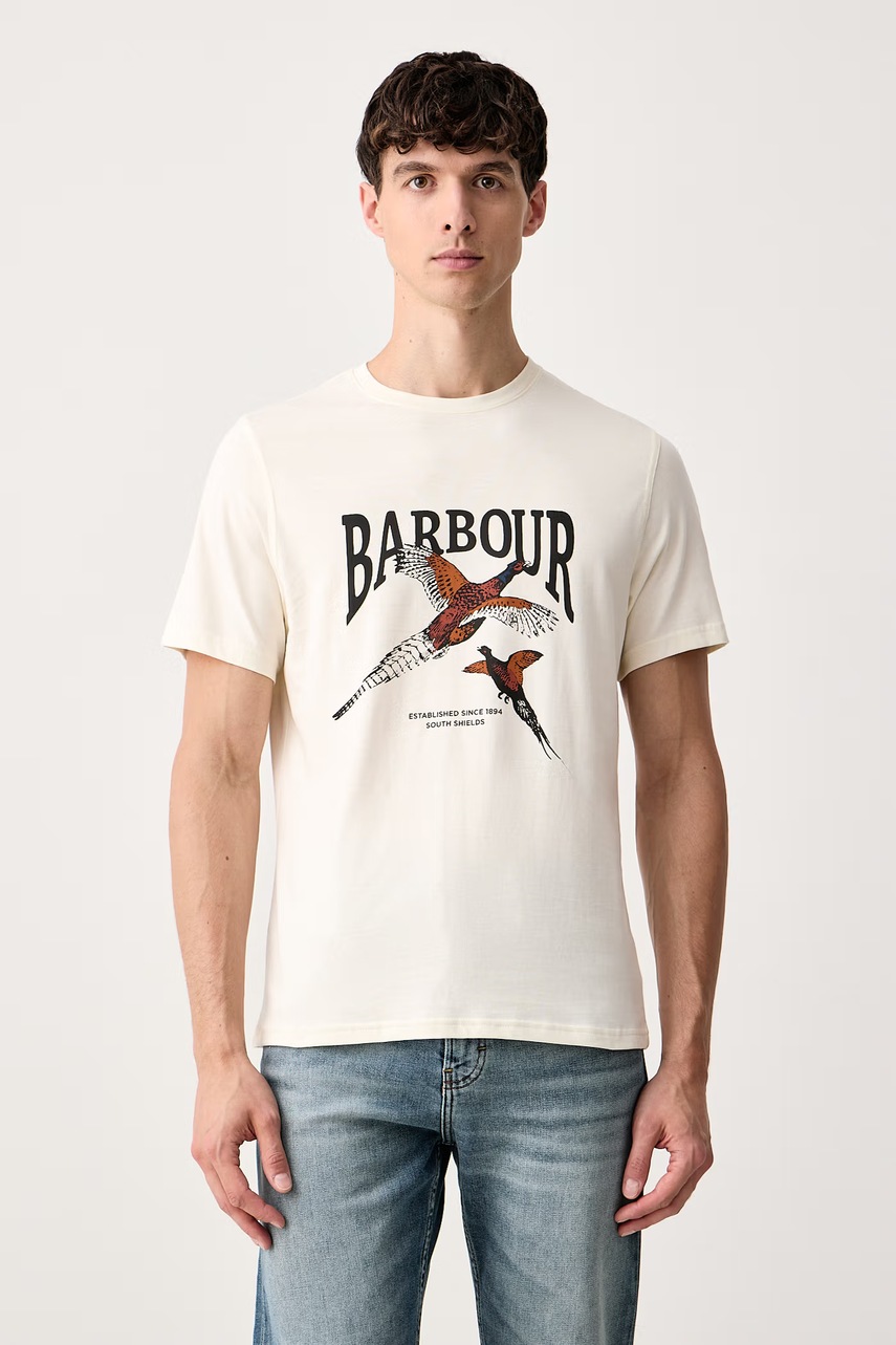 Barbour  tričko pánske bavlnené