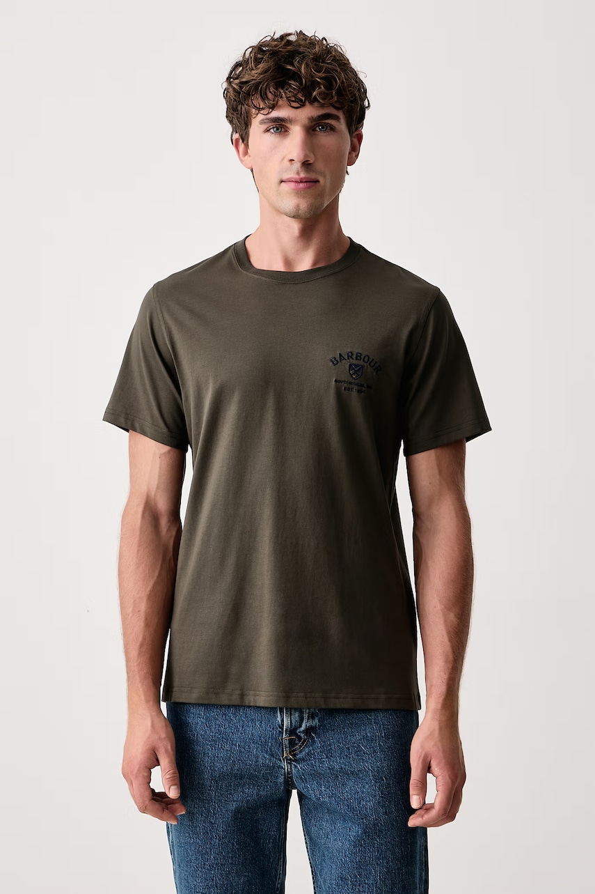 Barbour  tričko pánske bavlnené