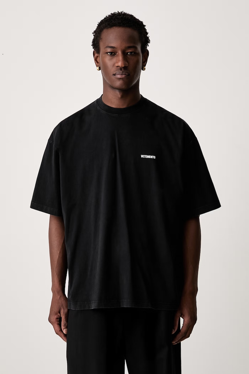 Vetements Classic Logo tricou din bumbac pentru bărbați