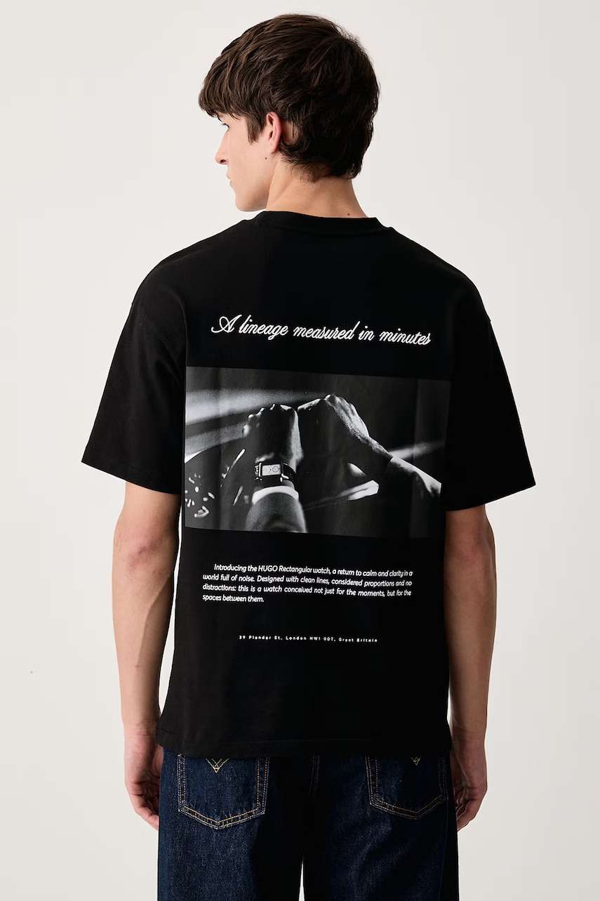 HUGO  tricou pentru bărbați din bumbac Devrolo