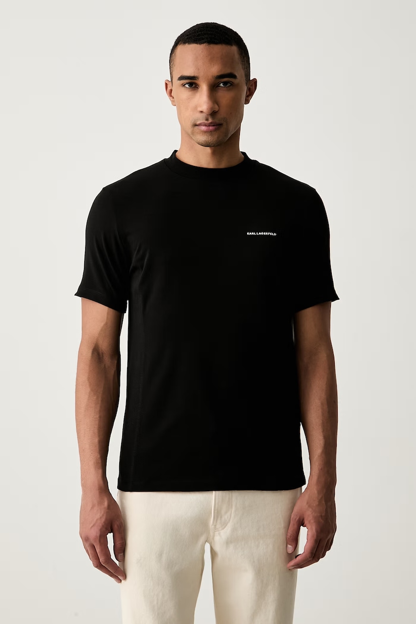 Karl Lagerfeld tricou pentru bărbați din bumbac cu elastan