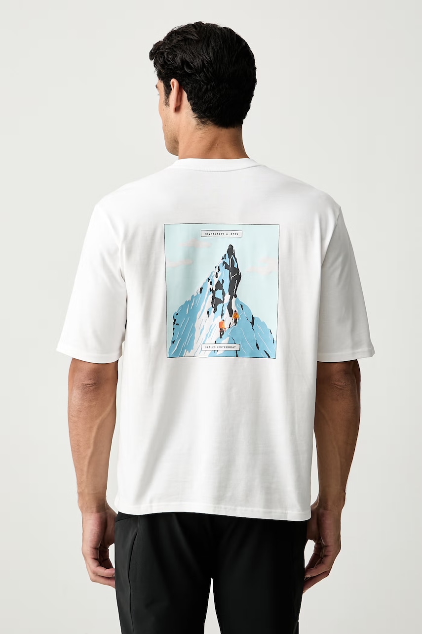 Salewa T-shirt trekkingowy męski z bawełną EAGLE PEAK