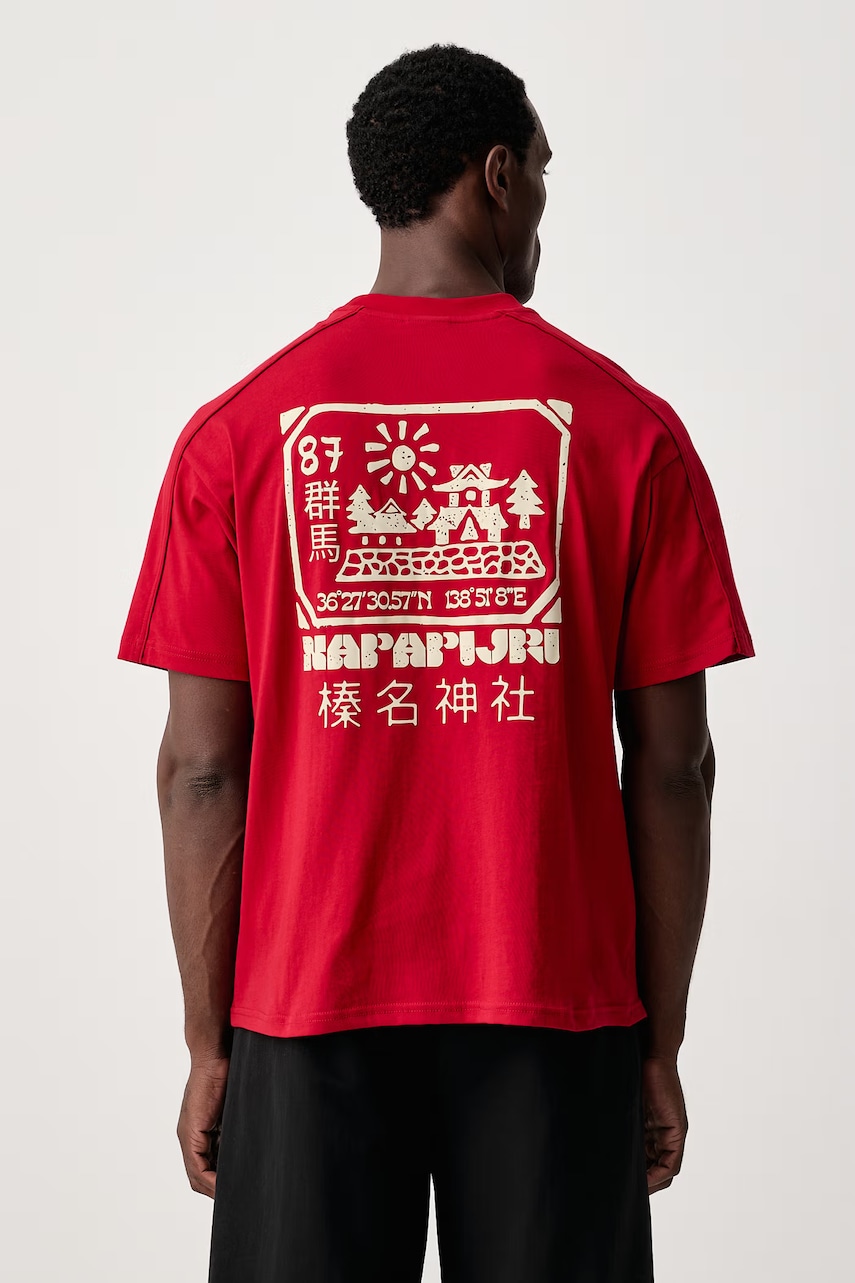 Napapijri  tricou pentru bărbați din bumbac Teza