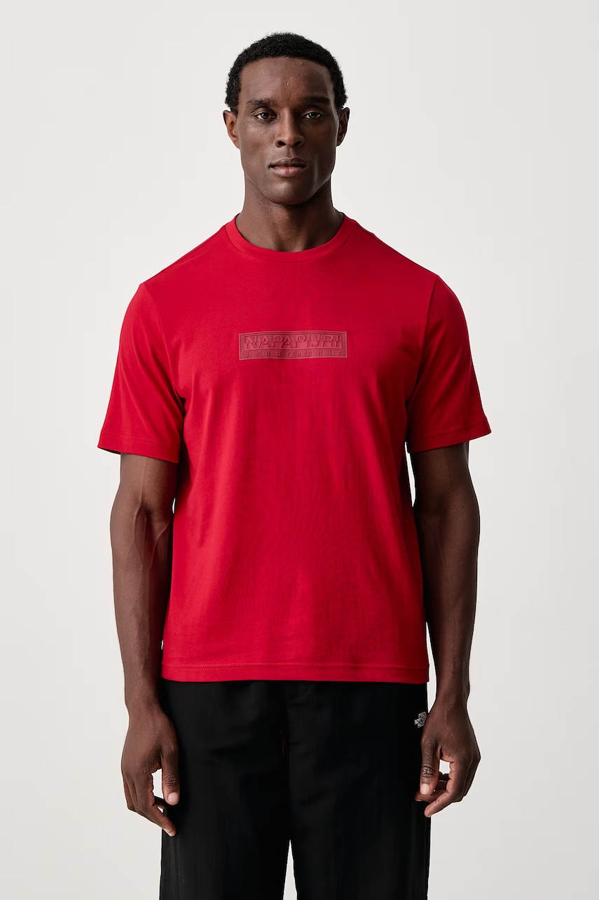 Napapijri majica za muškarce od pamuka Box Logo