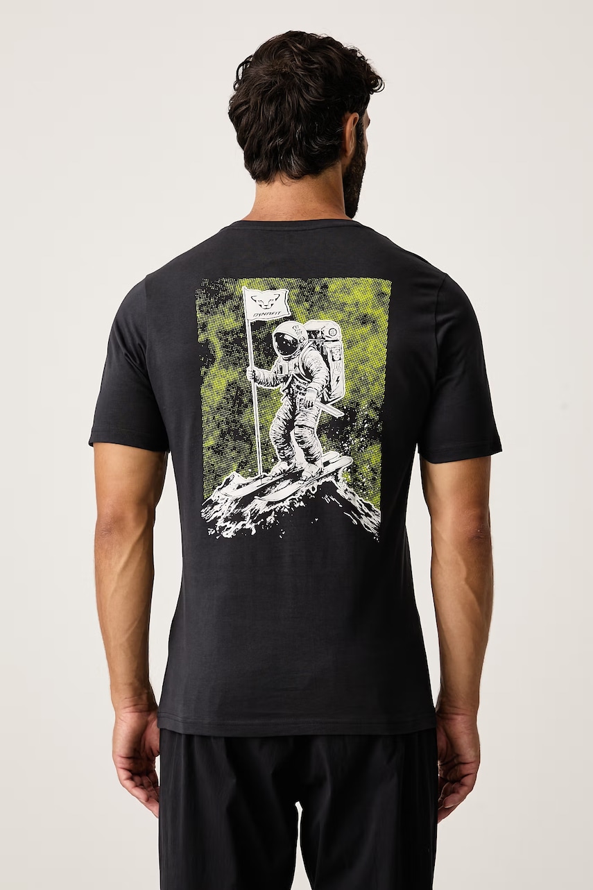 Dynafit T-shirt sportowy męski bawełniany BACK GRAPHIC