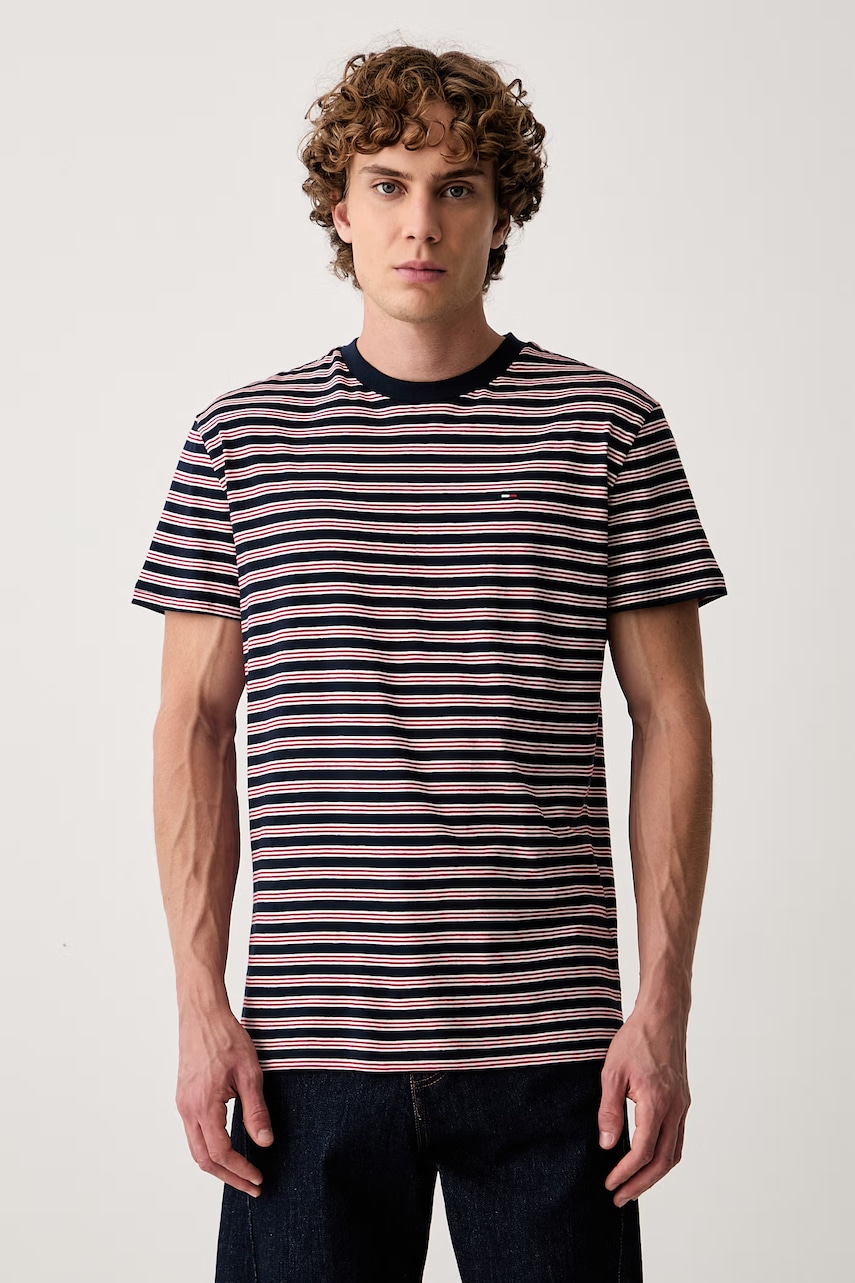 Tommy Jeans tričko pánske bavlnené