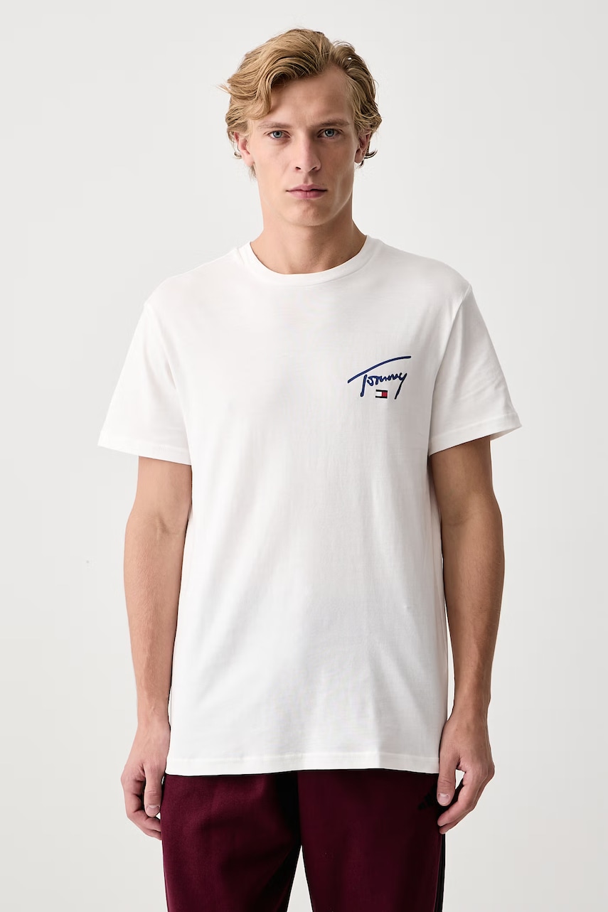 Tommy Jeans  tričko pánske bavlnené