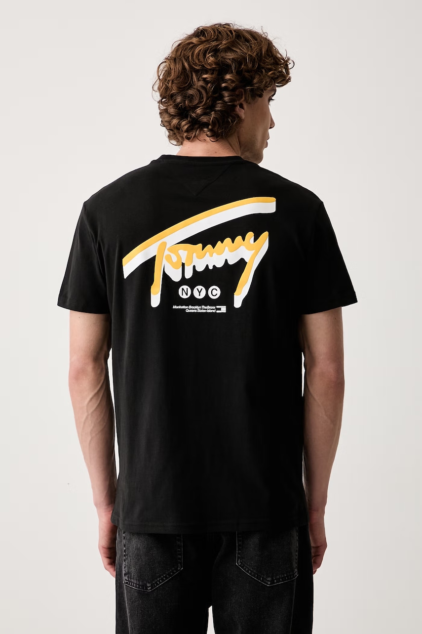 Tommy Jeans tričko pánske bavlnené