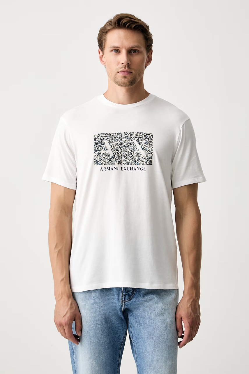 Armani Exchange  majica za muškarce od pamuka