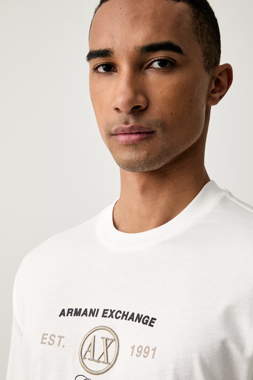 Armani Exchange tričko pánské bavlněné (obrázek 4)