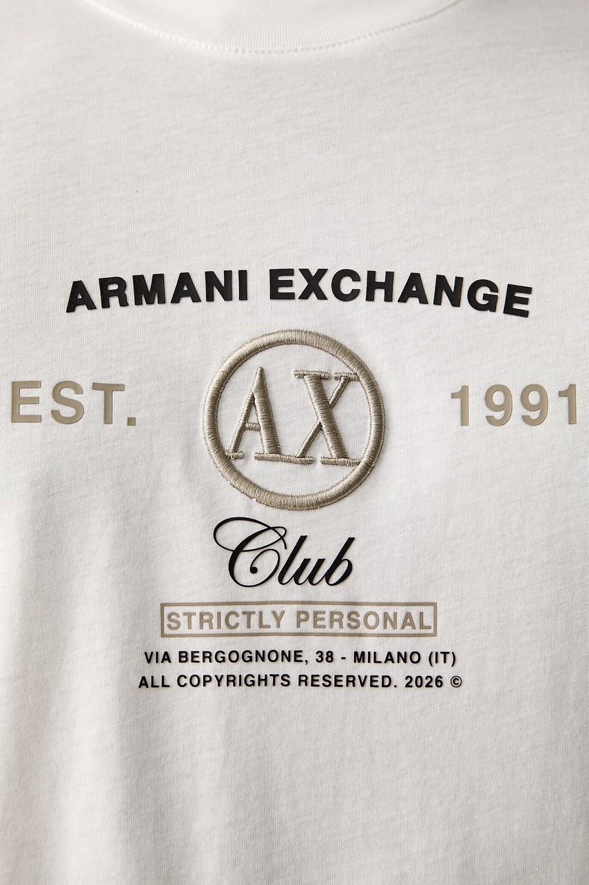 Armani Exchange tričko pánské bavlněné (obrázek 5)