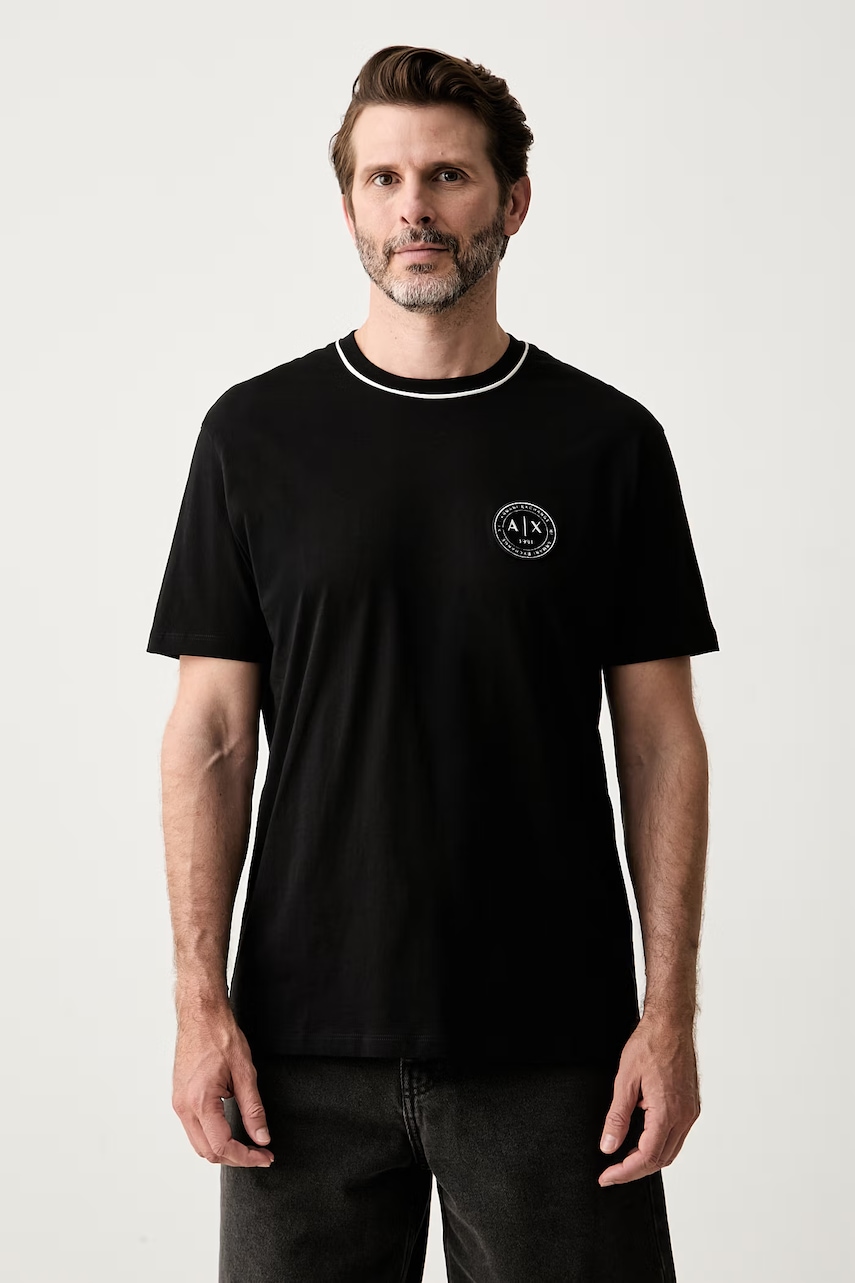 Armani Exchange tricou pentru bărbați din bumbac