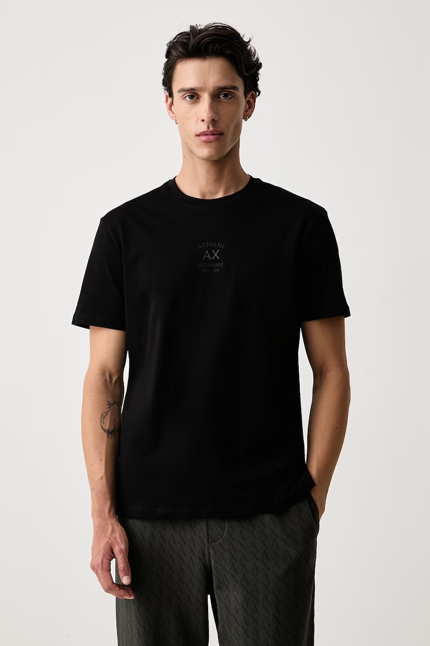 Armani Exchange tricou pentru bărbați din bumbac