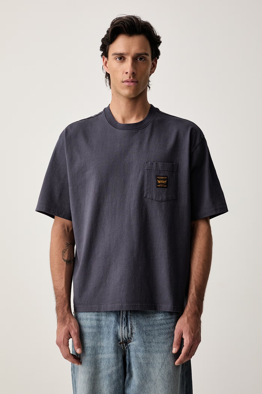 Levi's majica za muškarce od pamuka SS WORKWEAR PKT