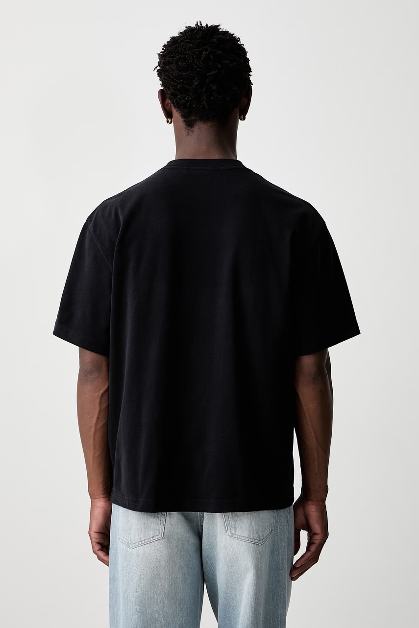 Axel Arigato Trace T-shirt oversize bawełniany męski (zdjęcie 3)