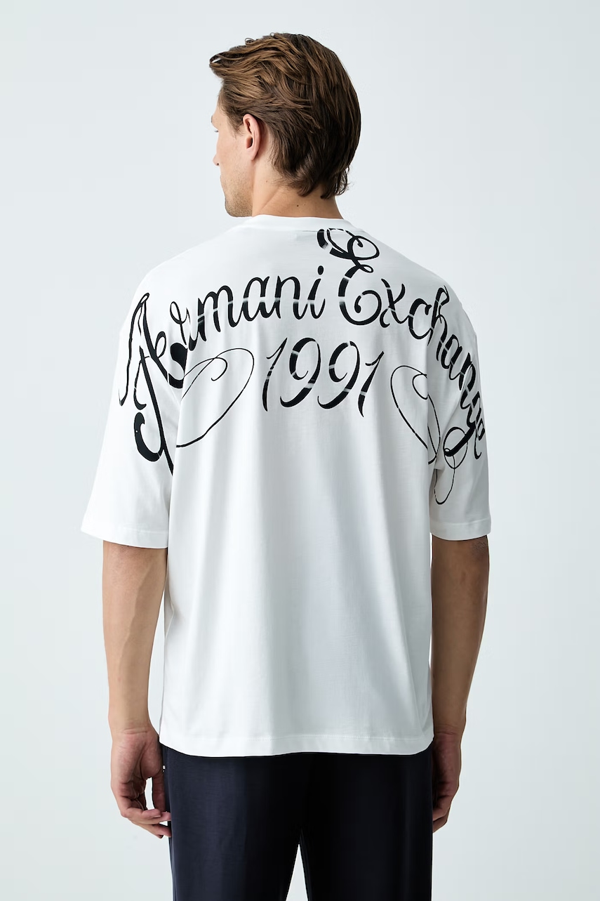 Armani Exchange tricou pentru bărbați din bumbac