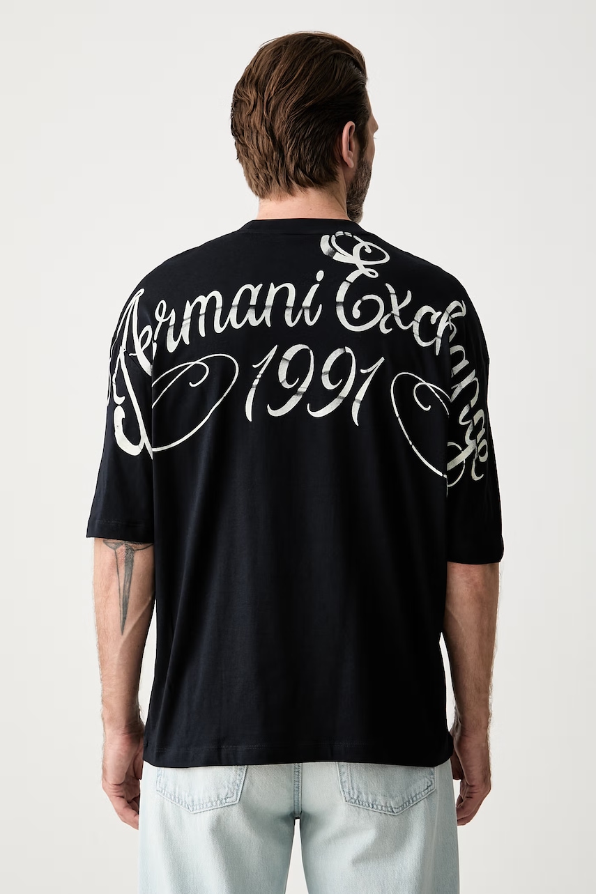 Armani Exchange tricou pentru bărbați din bumbac