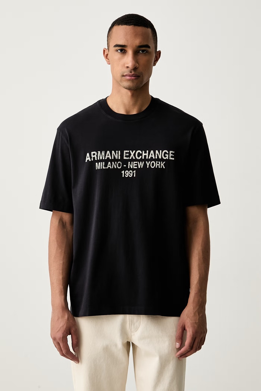 Armani Exchange tricou pentru bărbați din bumbac
