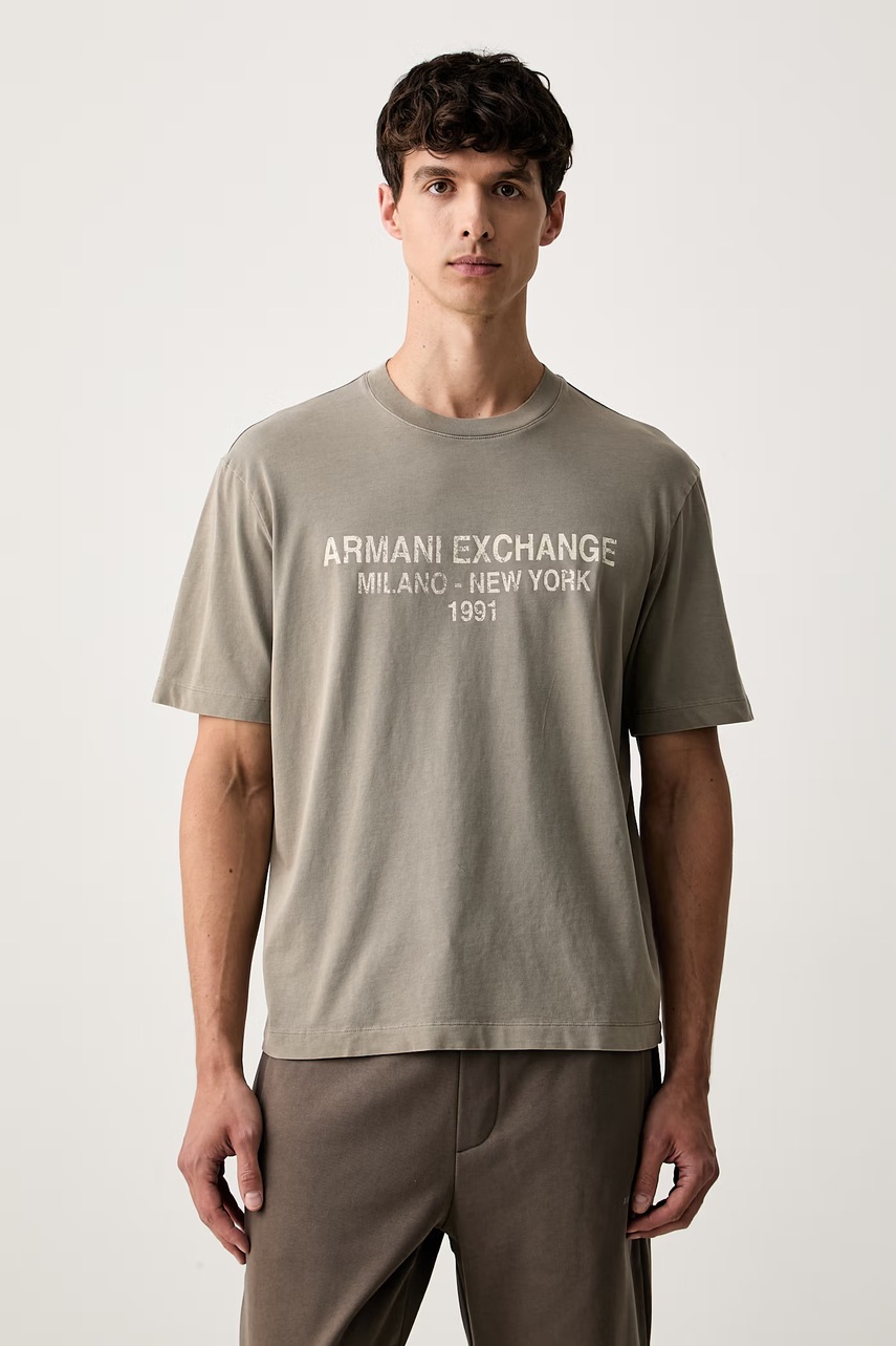 Armani Exchange  majica za muškarce od pamuka